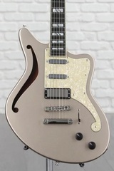 D'Angelico Deluxe Bedford SH Semi-hollowbody Electric Guitar - Desert Gold with Stopbar Tailpiece