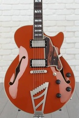 D'Angelico Deluxe SS Limited Edition Semi-hollowbody Electric Guitar - Rust