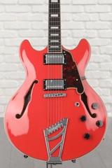 D'Angelico Premier DC - Fiesta Red with Stairstep Trapeze Tailpiece