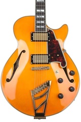 D'Angelico Excel SS Semi-hollowbody Electric Guitar - Vintage Natural with Stairstep Tailpiece
