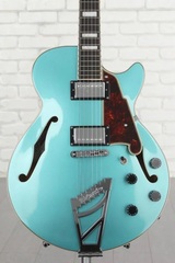 D'Angelico Premier SS - Ocean Turquoise with Stairstep Trapeze Tailpiece