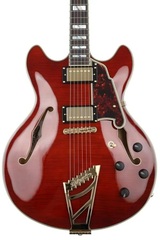 D'Angelico Excel DC Semi-hollowbody Electric Guitar - Viola with Stairstep Tailpiece
