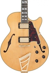 D'Angelico Deluxe SS Semi-hollowbody Electric Guitar - Satin Honey