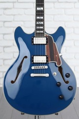 D'Angelico Deluxe DC Limited Edition Semi-hollowbody Electric Guitar - Sapphire