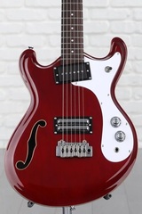 Danelectro 66BT Baritone Electric Guitar - Transparent Red