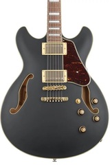 Ibanez Artcore AS73G Semi-hollowbody Electric Guitar - Black Flat