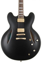 Epiphone Emily Wolfe Sheraton Stealth Semi-Hollow Electric Guitar - Black Aged Gloss