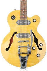 Epiphone Wildkat Semi-Hollow Electric Guitar with Bigsby - Antique Natural