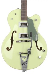 Gretsch G6118T-60GE Vintage Select Anniversary - Smoke Green, Bigsby
