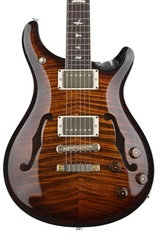 PRS McCarty 594 Hollowbody II Electric Guitar - Black Gold Wrap 10-Top