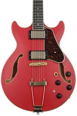 Ibanez Artcore Expressionist AMH90 Hollowbody Electric Guitar - Cherry Red Flat