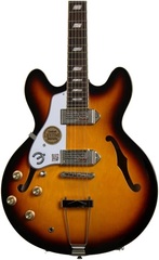 Epiphone Casino Archtop Left-Handed Hollowbody Electric Guitar - Vintage Sunburst
