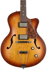Godin 5th Avenue CW Kingpin II HB Hollowbody Electric Guitar - Cognac Burst