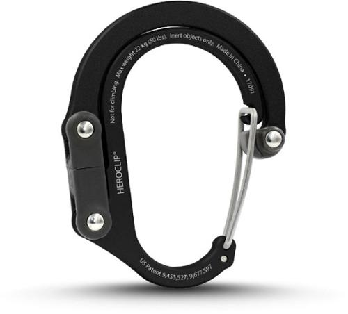 HEROCLIP - Small Carabiner - BLACK