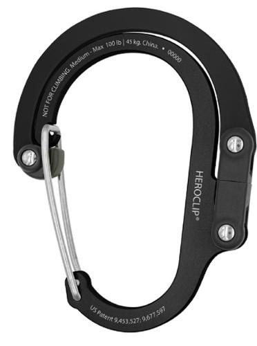 HEROCLIP - Large Hanger - BLACK