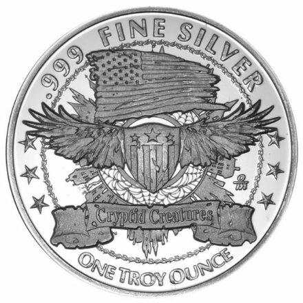 Abominable Snowman 1 oz Proof Silver Round