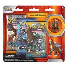 Pokemon Entei - 3 Pack Pin Blister