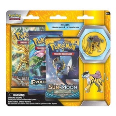 Pokemon Raikou - 3 Pack Pin Blister