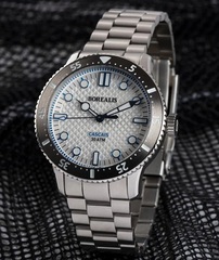 Borealis Cascais V2 Version BC White Portuguese Cobblestone Dial Cathedral Hands No Date