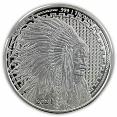 2021 Asahi Liberty Trade Buffalo 1 oz Silver Round