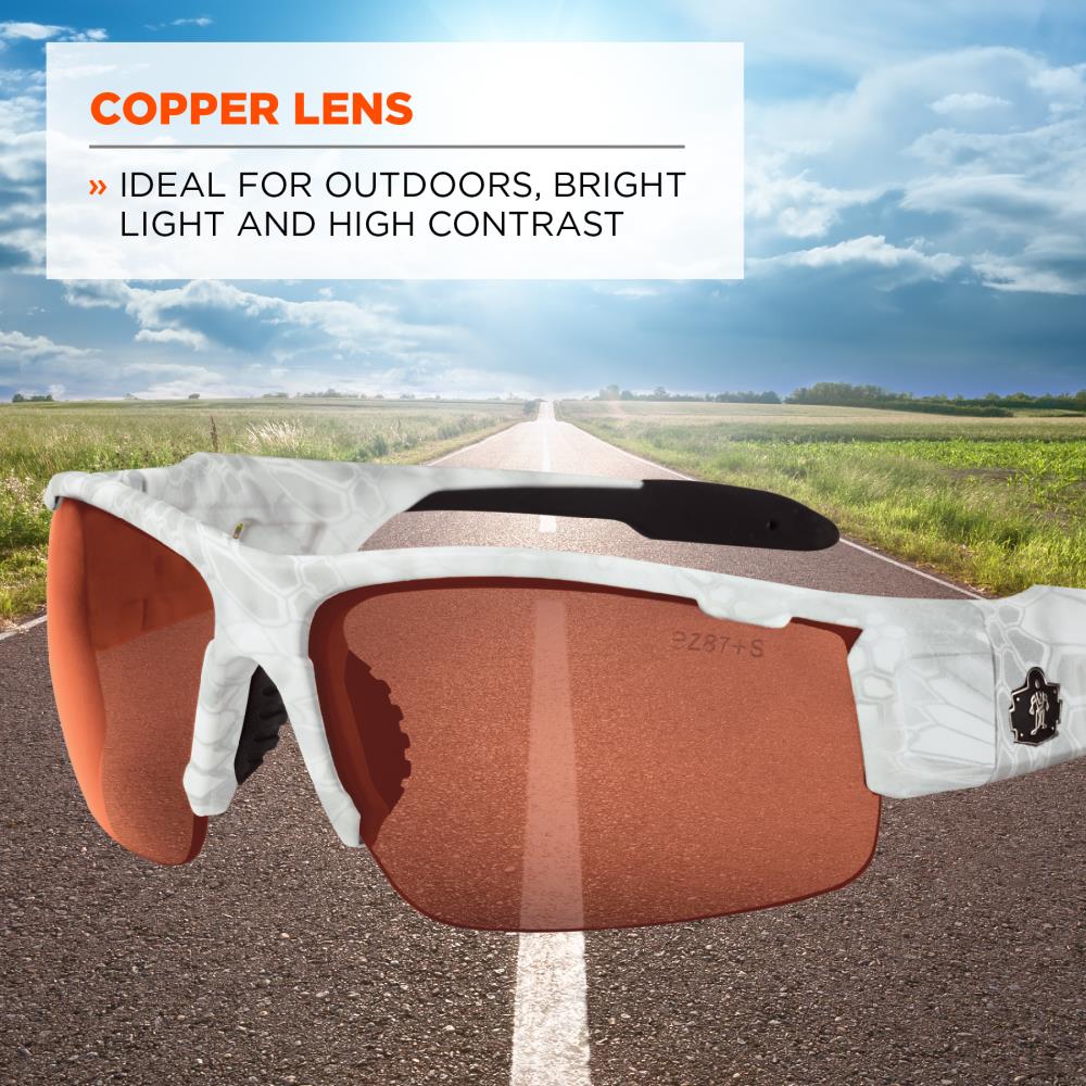 Skullerz - 52620 - Dagr Plastic Safety Glasses