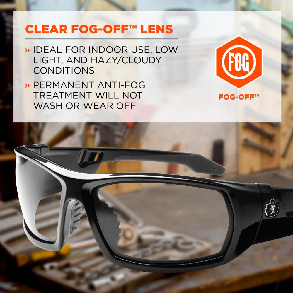 Skullerz - 50003 - Odin Plastic Anti-Fog Safety Glasses