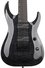 ESP LTD Buz McGrath Signature Buz-7 Electric Guitar - See Thru Black