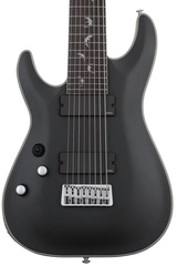 Schecter Damien Platinum 8 Left-handed - Satin Black