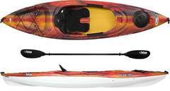 Pelican - Brume 100XP Kayak with Paddle - LAVA/WHITE