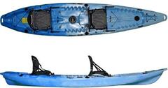Riot - Escape Duo Deluxe Sit-on-Top Kayak with Paddle - SKY