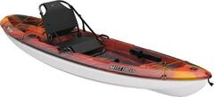 Pelican - Mist 100XP Angler Sit-On-Top Kayak with Paddle - LAVA/WHITE