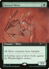 Horned Sliver - Foil - Extended Art