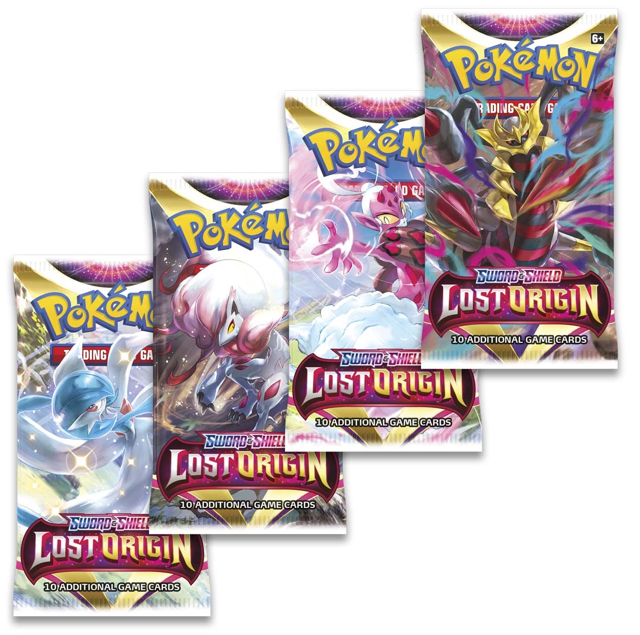 Sword & Shield - Lost Origin - Booster Pack Art Bundle (Set of 4)