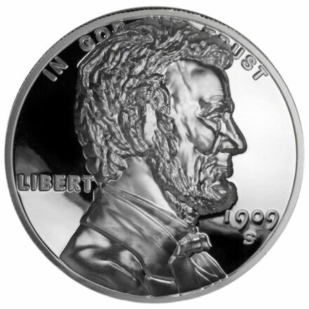 Lincoln Penny 1 oz Domed Proof Silver Round