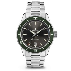 Nodus Retrospect III WG Limited Edition Cosmic Gray With Green Ceramic Bezel