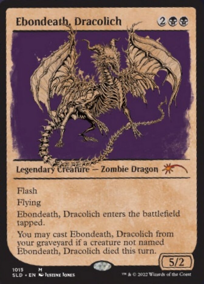 Ebondeath, Dracolich - Foil - Showcase