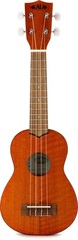 Kala KA-SEM Exotic Mahogany Soprano Ukulele - Amber Satin