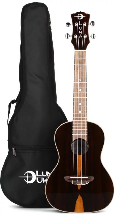 Luna Ziricote Concert Ukulele - Satin Natural