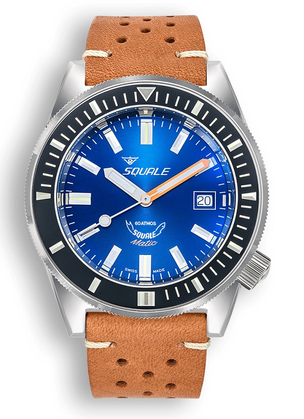 Squale - Matic Dark Blue Leather MATICXSB.PTC