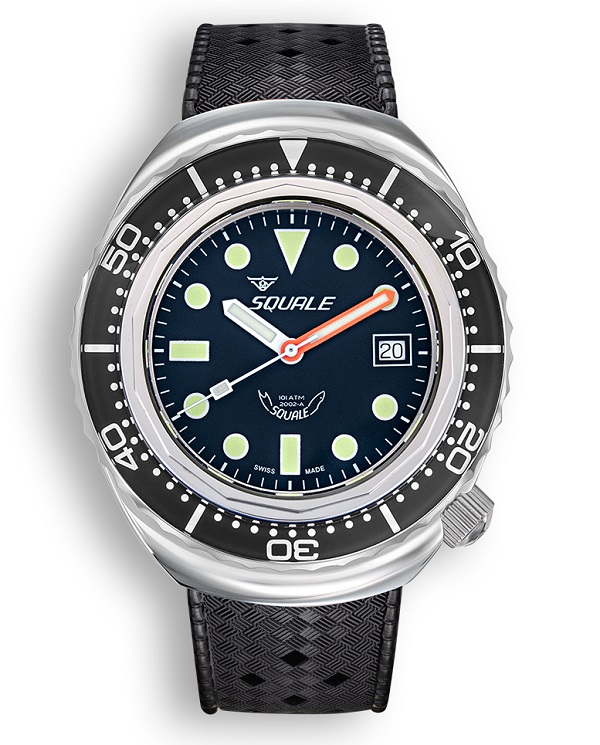 Squale - Black Round Dots 2002.SS.BK.BK.HT