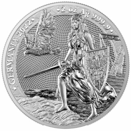 2022 Lady Germania 2 oz Silver Round