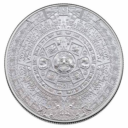 Aztec Calendar 2 oz Silver Round