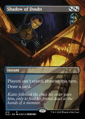 Shadow of Doubt - Foil - Borderless