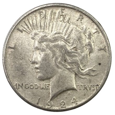 Peace Silver Dollar Coin – VG