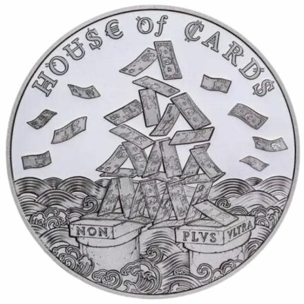 2022 House of Cards 5 oz Silver Round