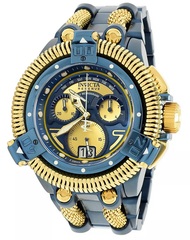 Invicta - Reserve King Python Swiss Quartz Chrono - Blue/Goldtone