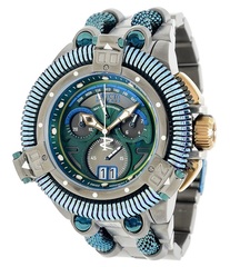 Invicta - Reserve King Python Swiss Quartz Chrono - Grey/Light Blue