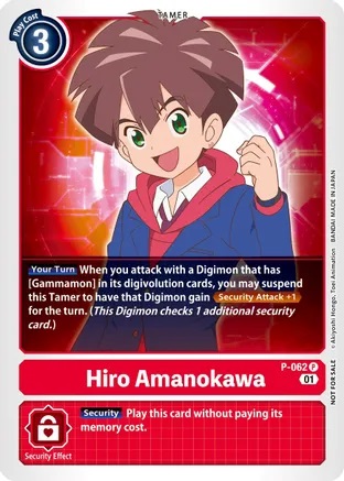 Hiro Amanokawa - P-062 - P (Official Tournament Pack Vol.5)