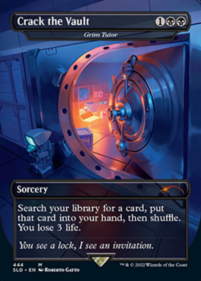 Crack the Vault - Grim Tutor - Foil