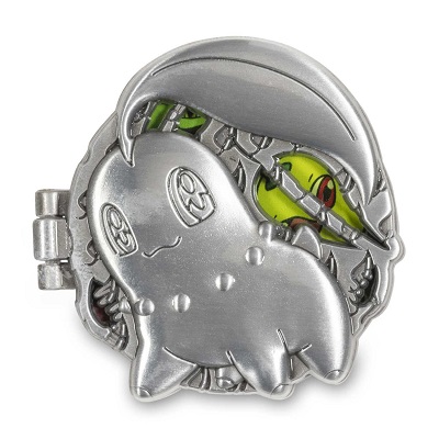 Chikorita, Bayleef & Meganium Evolution Pokémon Pin